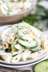 Mandarin oranges add the color and the dressing adds the zing to this mixture of greens. Creamy Cucumber Pasta Salad Spend With Pennies