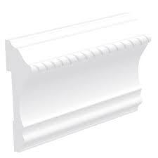 Chair rail moldings installed along the walls first came into use as a buffer to prevent the backs of chairs from hitting delicate plaster walls in dining rooms. Royal Building Products 2 5 8 In X 8 Ft Finished Pvc Beaded Chair Rail Moulding In The Chair Rail Moulding Department At Lowes Com
