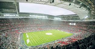 O estádio de wembley (em inglês: Das Neue Wembley Stadion Herz Ohne Schlag Sport Tagesspiegel