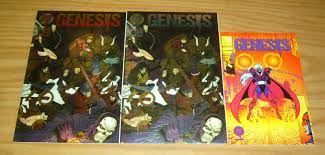 Siren cover logo ©malibu comics, inc. Malibu Genesis 0 Vf Nm One Shot Red Logo Variant Rare Ashcan George Perez Comic Books Modern Age Malibu Superhero Hipcomic