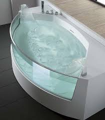 Triangular whirlpools fit into a corner. 20 Beautiful And Relaxing Whirlpool Tub Designs