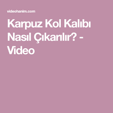Karpuz Kol Kalibi Nasil Cikarilir Video Videolar Koltuklar Dikis