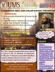 Maybe you would like to learn more about one of these? Titas Posterx Sumbangan Ibnu Sina Dalam Bidang Perubatan Pengenalan Ali Hussien Bin Abdullah Bin Al Hassan Bin Ali Bin Sina Pakar Perubatan Course Hero
