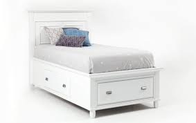 Crown mark erin upholstered panel bed in black, twin. Spencer Storage Twin White Bedroom Set Bob S Discount Furniture