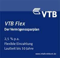 Die vtb direktbank ist das onlineangebot der vtb bank österreich und eine neue und innovative bank für tages die vtb bank ist die zweitgrößte russische bankengruppe mit über 43.000 mitarbeitern und mehr als 1.000 filialen. Neu Vtb Flex Sparplan Mit 2 50 Zinsen Jahrlich Tagesgeld News De