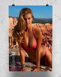 S115 Nina Agdal 05 Star Sexy Beautiful Girl Model Wall Posters Prints Silk  Art Painting For Home Bedroom Decor 