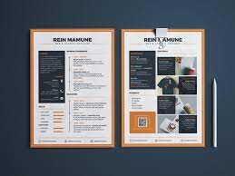 An application letter is often intended to stand o. Minima Free Elegant Resume Template With Matching Portfolio And Cover Letter
