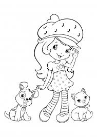 Plum pudding and berrykin coloring page from strawberry shortcake category. Pupcake Strawberry And Custard Coloring Pages Charlotte Strawberry Shortcake Berry Adventure Coloring Pages Colorings Cc