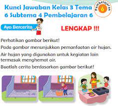 Kunci jawaban tema 8 kelas 5 halaman 79 tentang perubahan lingkungan siswa harus terlebih dahulu menjawabnya sendiri, sebelum melihat kunci jawaban. Kunci Jawaban Kelas 3 Tema 6 Subtema 4 Pembelajaran 6 Simple News Kunci Jawaban Lengkap Terbaru