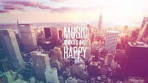 Wallpaper Music Makes Me Happy Poster City Skyline Illustration With Music Makes Me Happy Text Overlay City Skyline Skyline Music Wallpaper