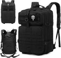 KSIBNW Militär Rucksack 50L Taktische Rucksack,Große Kapazität Survival  Rucksack Wasserdicht Klettern Wandern Taktischer Trekkingrucksack ...