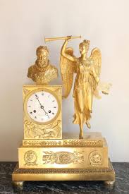 pendule buste de henri iv epoque empire design art nature proantic horloges anciennes pendule pendule ancienne
