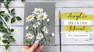 How to paint flowers acrylic easy. Acrylic Painting Ideas 28 Curated Video Demonstrations Tutorials Ken Bromley Art Supplies