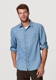Calça Bege Com Camisa Jeans Masculina Pin Em Roupas Masculinas