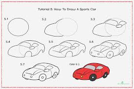 How To Draw A Car Step By Step For Kids Easy Drawings Car Drawings Drawings