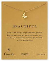 Dogeared 14k Gold Dipped Butterfly Necklace 16 Bloomingdale S Butterfly Jewelry Star Charm Necklace Dogeared Jewelry
