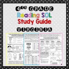 4th Grade Reading Sol Study Guide 4th Grade Reading Study Guide Study