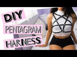 Free returns ✓ free shipping on orders $49+ ✓. Diy Pentagram Harness Youtube Diy Clothes Making Diy Leather Harness Diy Goth Clothes