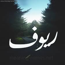 خط اسم ريوف png