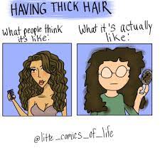 Thick Hair Truths Life Comics Comics Hair Truth