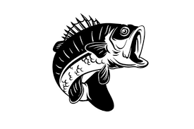 Browse 91 bass fish silhouette stock photos and images available, or start a new search to explore more stock photos and images. Bass Fish Vintage Silhouette Vector Grafik Von Grappix Studio Creative Fabrica