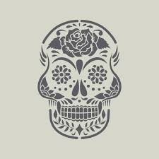 Dessin tete de mort mexicaine femme neu frais coloriage tete. Pochoir Tete Mexicaine Tete De Mort Mexicaine Ref 786 Etsy