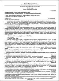 Peste 130.000 de candidaţi din toate promoţiile au susţinut astăzi proba scrisă la română, în cadrul examenului de bacalaureat tot la profilul real, a mai fost dat de realizat un text argumentativ dacă oamenii mai apreciază sau nu locul în care trăiesc. Subiecte RomanÄƒ Bac ToamnÄƒ 2018 La Proba ScrisÄƒ Ce Subiecte Au Picat La Examen
