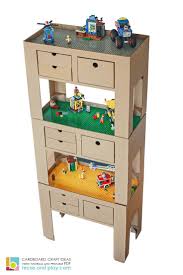 Building Block Table Printable Pdf Tutorial Block Table Building Blocks Cardboard Furniture