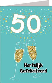 Verjaardagskaart 50 Jaar Man Bol Com
