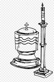 A few boxes of crayons and a variety of coloring and activity pages can help keep kids from getting restless while thanksgiving dinner is cooking. Baptism Cross Clip Art Baptism Candle Coloring Page Free Transparent Png Clipart Images Download