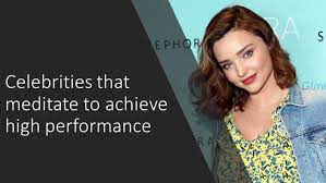 Check spelling or type a new query. Celebrities Who Meditate And Other High Performers