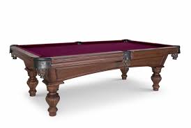 No skinny rails, solid hard maple with drawers. Olhausen Charleston Pool Table Absolute Billiard Services