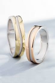 Mixed Metals Wedding Bands Matching Wedding Bands Two Tone Etsy Metal Wedding Bands Cheap Wedding Rings Wedding Rings Unique