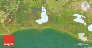 Satellite Map of Cameron Parish