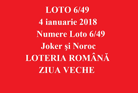 Numere extrase la joker, numere loto joker loto 6 din 49, loto poker k la aparate 2 5 din 40, noroc, super noroc şi noroc plus, live pe romania tv miza cea mai mare o are jocul joker, unde reportul trece de 5 milioane de euro, dar și la loto 6/49 premiul la categoria i este de peste 1,57 milioane de. Loto 6 49 4 Ianuarie 2018 Numere Loto 6 49 Ziua Veche