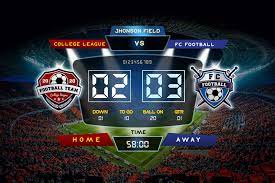 That's why most websites that provide scoreboard templates always have the largest collection of football themes. Free Football Scoreboard Design Template Mockup Psd Designbolts