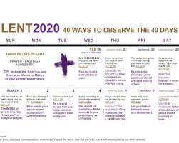 It is a time of spiritual housecleaning and self denial. A Meaningful Way To Spend The Lenten Season Part 1 Alumni News Alumni Engagement Office