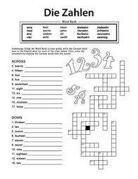 The oceans cover what percent of the earth? Die Zahlen German Numbers 1 20 Crossword Puzzle Worksheet Spanish Numbers Spanish Worksheets Learning German Worksheets