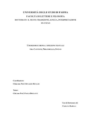 Italiano, inglese, francese, spagnolo, portoghese, arabo, polacco e sloveno. Ispezioni Testuali Dspace Dspace Unipr
