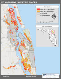 Maps Planning For Sea Level Rise In The Matanzas Basin