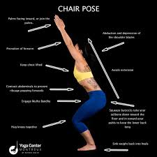 Asana Of The Month Utkatasana Yoga Center Montreux Chair Pose Yoga Yoga Guide Yoga Benefits