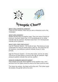 Synoptic Charts Qld Science Teachers
