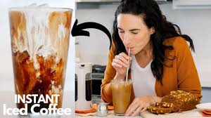 How to make instant pot coffee concentrate. Instant Iced Coffee 1 Minute Iced Latte Youtube