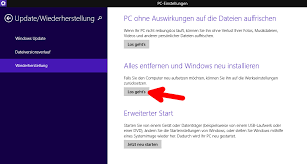 Dann ist es vielleicht an der zeit, ihren computer aufzufrischen und wieder deutlich. Windows 8 Zurucksetzen So Geht S