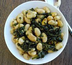 Greek Roasted Beans With Spinach Gigantes Me Spanaki Recipe Recipes Vegan Recipes Greek Recipes
