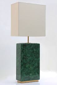 Malachite Table Lamp Unique Table Lamps Table Lamp Lamp
