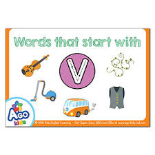 Here we have brought about only the words which are beginning with the respective letter. Free Alphabet Flashcards For Words That Start With The Letter V Bingobongo