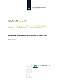Pdf Bioscore 2 0 A Species By Species Model To Assess Anthropogenic Impacts On Terrestrial Biodiversity In Europe