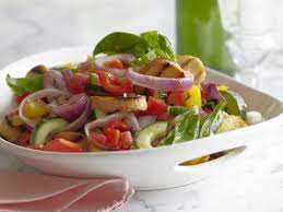 Grilled Panzanella Recipe Food Network Recipes Panzanella Recipe Healthy Summer Recipes