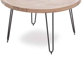 Find different styles such as black glass coffee tables, black gloss coffee tables, black wood coffee tables and much more. Large Round Coffee Table With Black Metal Legs Crete Ez Living Furniture